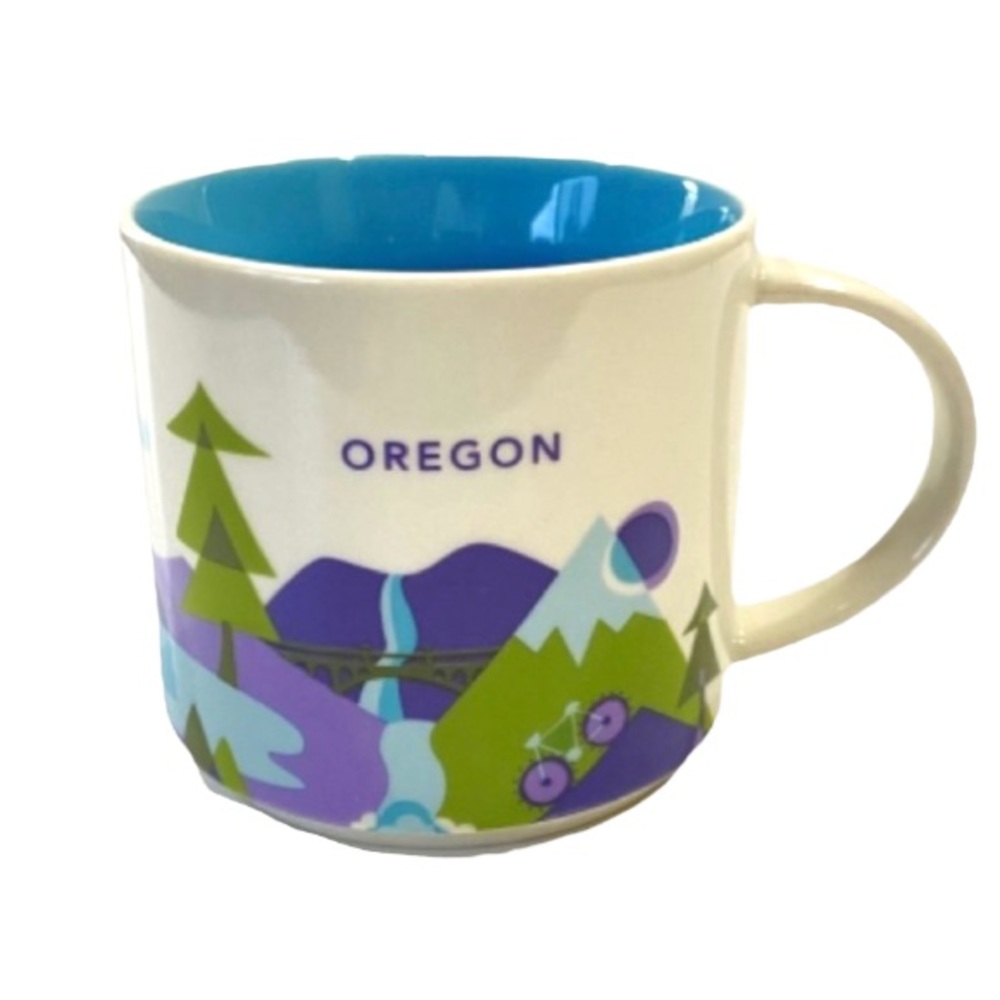Starbucks Oregon "You Are Here" Series 2015 Coffee Mug 14oz